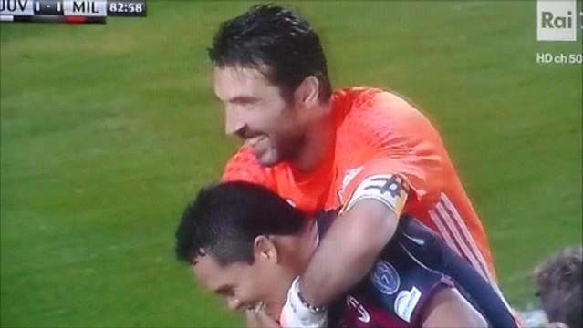 Gianluigi Buffon Fantastic Reflex Save vs Carlos Bacca!