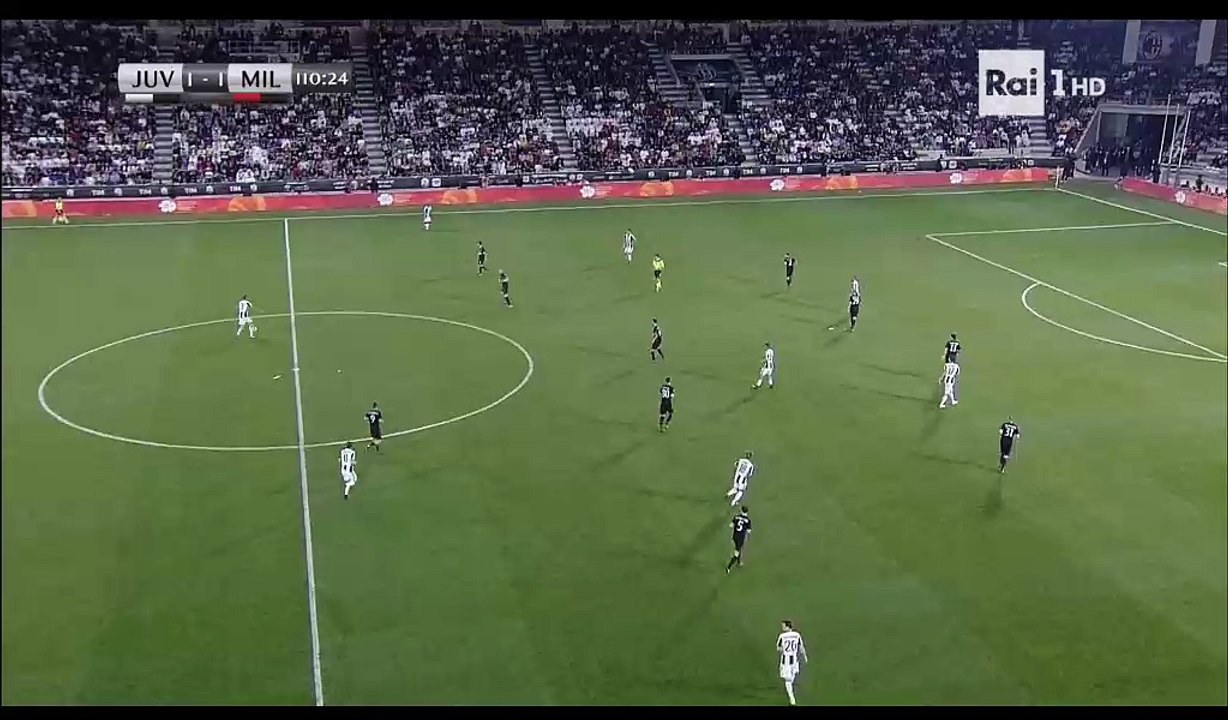 Patrice Evra Annulled Goal HD - Juventus 2-1 AC Milan - 23.12.2016 Super Cup