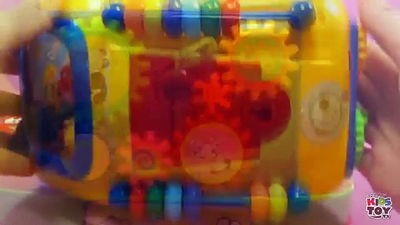 Yellow bus Cheerful videos for development of children Sorter Learn animals Teach figures