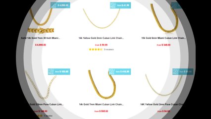 Real Gold Cuban Link Chain - The Ultimate Collection