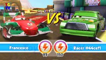 Disney Pixar Cars Francesco 4 Paint Jobs / Race | Cars Fast as Lightning