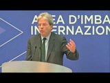 Roma - Gentiloni all'inaugurazione della nuova Area di Imbarco a Fiumicino (21.12.16)