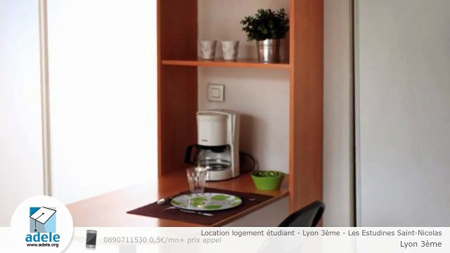 Location logement étudiant - Lyon 3ème - Les Estudines Saint-Nicolas