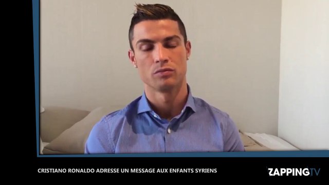 L’émouvant message de Cristiano Ronaldo aux enfants syriens