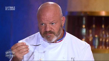 Le chef Etchebest déguste les plats réalisés par nos deux candidats !