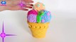 PLAY FOAM ICE CREAM Surprises - Disney Frozen Foam Clay Ice Cream Surprise Toys w/ Elsa Anna & Olaf