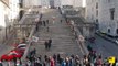 Record du monde : ils gravissent les 90 marches d'une cathédrale en 52 secondes