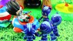 PJ Masks 4 CATBOYS!!! New PJ Masks Toy Episode Romeos Duplication & Weebles Treehouse DisneyCarToys