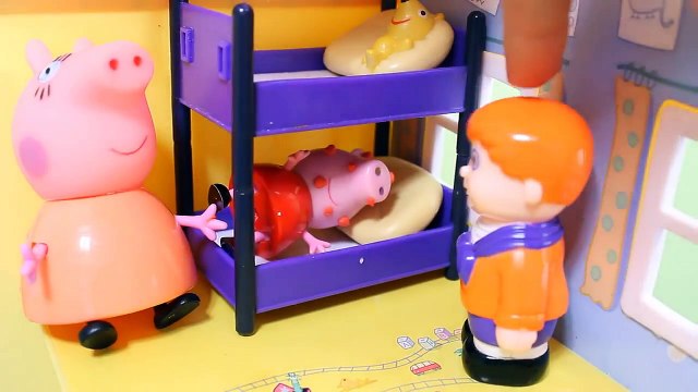 Куклы Барби и Штеффи Свинка Пеппа заболела ветрянкой Мультики для детей Игрушки Peppa Pig