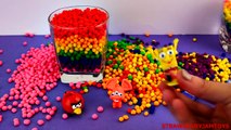 Spongebob Play Doh - Shopkins Cars 2 Angry Birds Rainbow Dippin Dots - Surprise Eggs