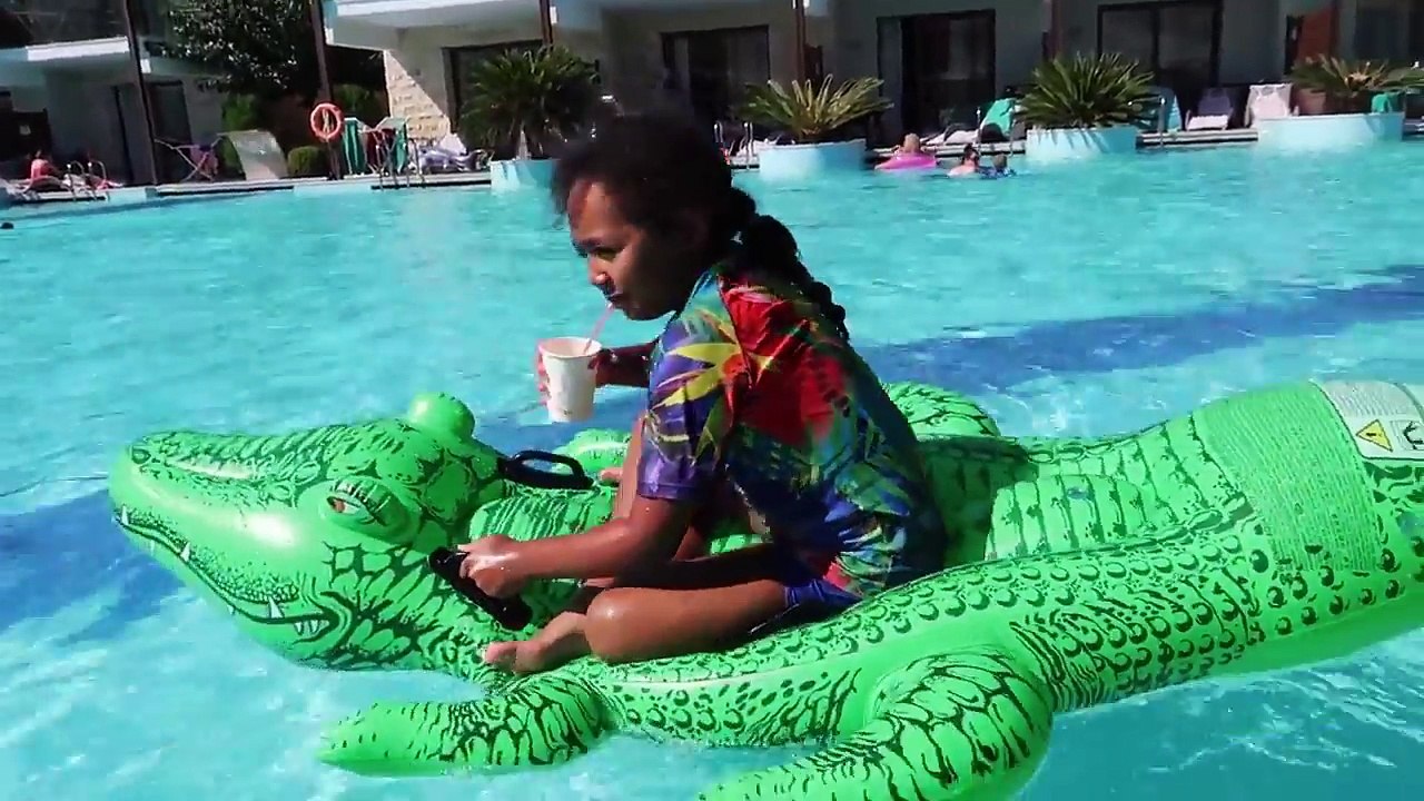 Giant Wubble Bubble Balloons Explosion In Our Pool Family Fun Toys AndMe