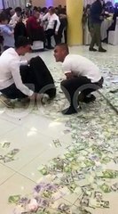 Shikoni se si rrjedh paraja si lumë në një dasmë në Shqipëri