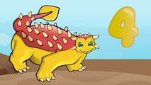 Counting to 10 with Dinosaurs | Learning to Count with Dinosaurs | Dinosaurs Video for Kids