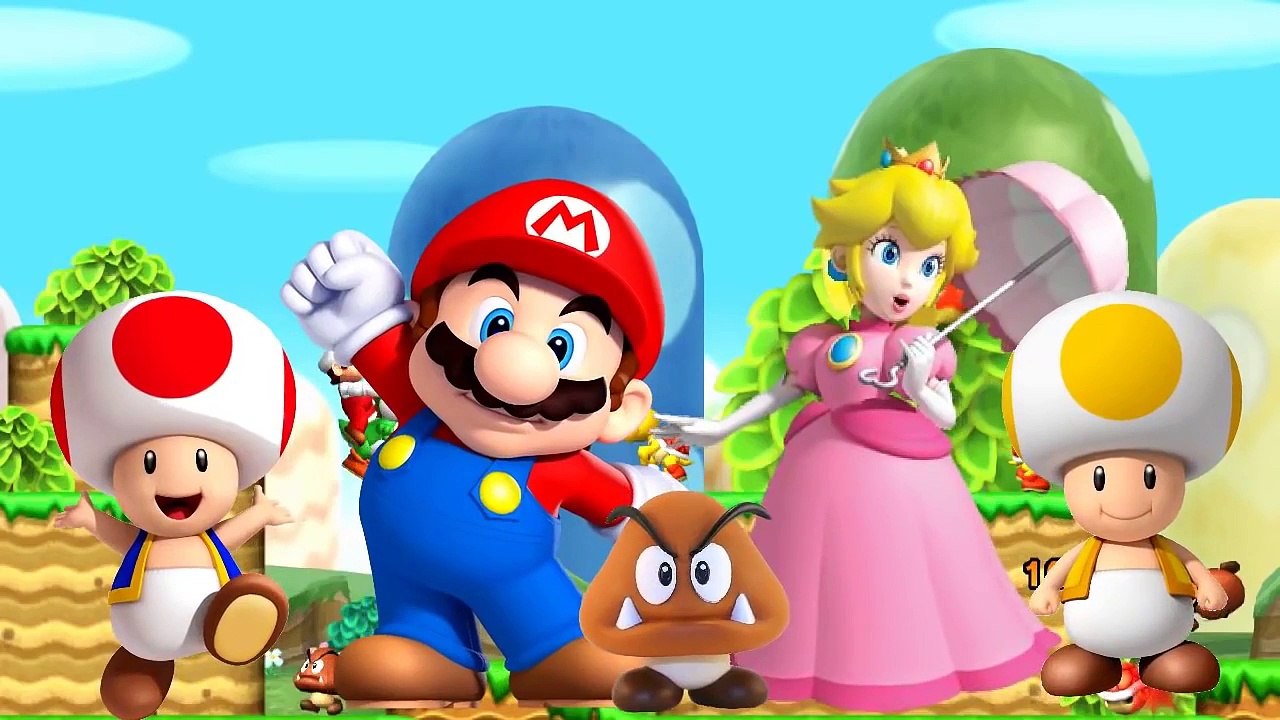 Super Mario Daddy Finger - Finger Family Songs - Finger Family Collection