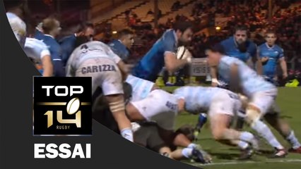 TOP 14 ‐ Essai Thomas COMBEZOU (CO) – Racing 92-Castres – J14 – Saison 2016/2017