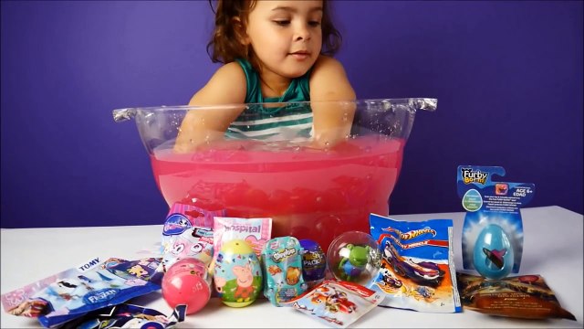 Slime Baff Bowl with Surprise Eggs and Surprise Toys Game to Play