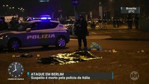 Polícia da Itália mata principal suspeito de cometer atentado em Berlim