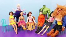 Barbie Anger Management Day 6 Disney FROZEN Elsa Spiderman and Hans Barbie Attack