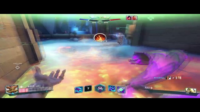 paladins jugando una partida con mal bamba
