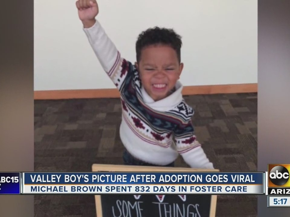 Picture of Phoenix boy getting adopted melts the heart