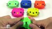 Learn Colors for Kids Play Doh Hello Kitty Animals Molds Fun & Creative for Kids Compilation PlayDoh