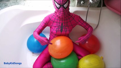 50 WATER BALLOONS COMPILATION 16 MINUTES LEARN COLOURS WET BALLOON SONGS COLLECTION