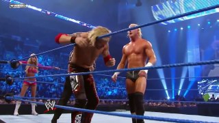 720pHD WWE SmackDown 04-02-11 Handicap Match 2 on 3 - Kelly Kelly & Edge vs LayCool & Dolph Ziggler (1)
