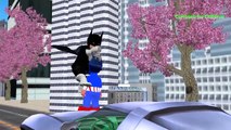 Batman Vs Captain America Finger Family Rhymes for Children | Batman Cartoons Finger Family Rhymes