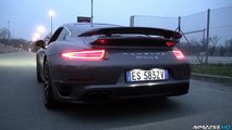 Porsche 991 Turbo S with Tubi Style Exhaust Launch Control Acceleration & Revs!04