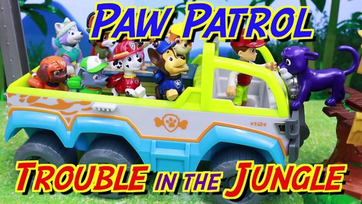 paw patrol marshall jungle truck