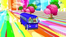 The Wheels On The Bus Nursery Rhymes | 3D Animations English Children Nursery Rhymes Songs in HD