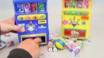 Pororo Drink Vending Machine Ice Cream Play Doh Toy Surprise Eggs Toys