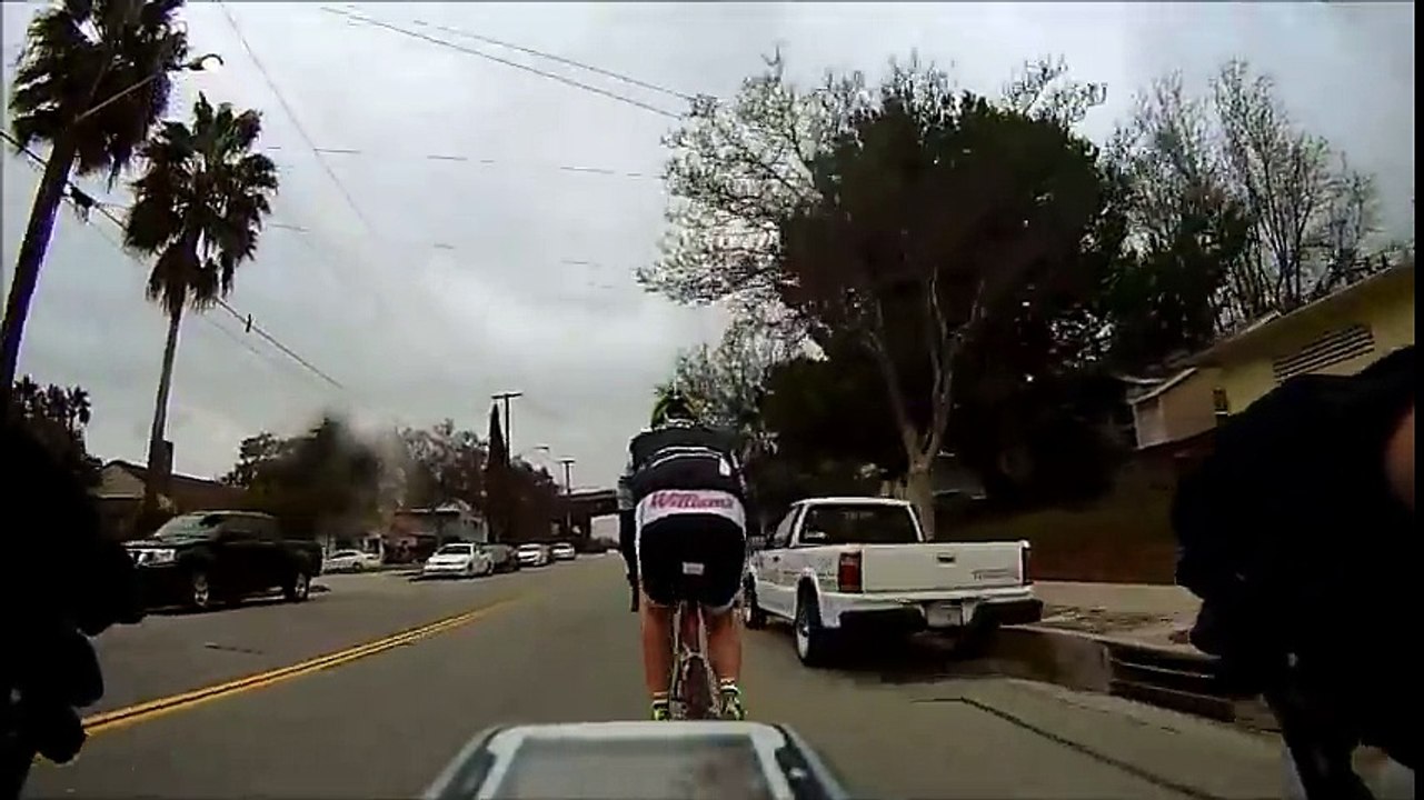 Cyclists deliberately run off the road