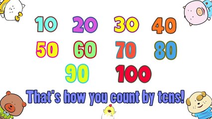 Count 10-100 | Count by 10 Song | The Singing Walrus