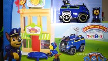 Naughty Monkey! Paw Patrol Spy Chase Adventure Bay Townset and Cruiser Vehicle, Marshall Fire Truck