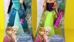 Frozen Elsa and Anna Barbie Dolls Color Change Dress Disney Frozen Color Changing Princess