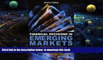 PDF [FREE] DOWNLOAD  Financial Decisions in Emerging Markets BOOK ONLINE