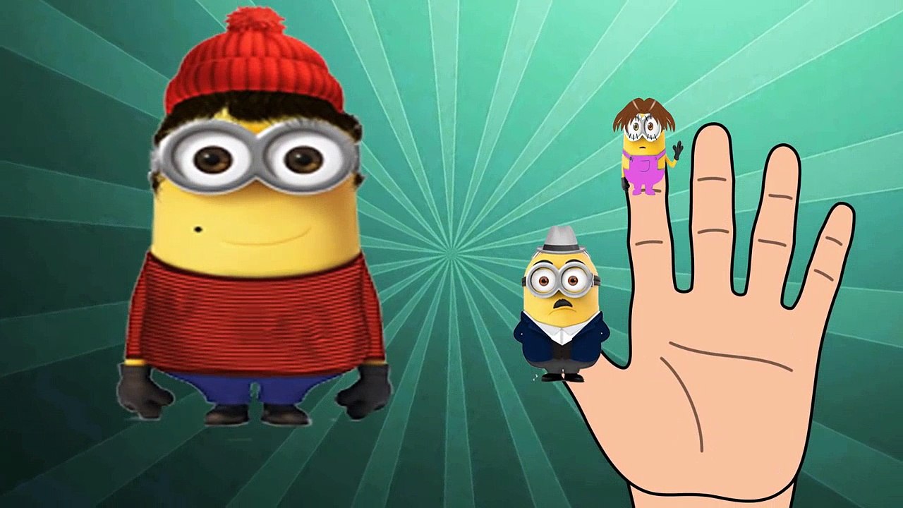 Minions Banana Hogs Toilet and Gets Impatient Full Movie! Finger Family Minions Songs Nursery Rhymes