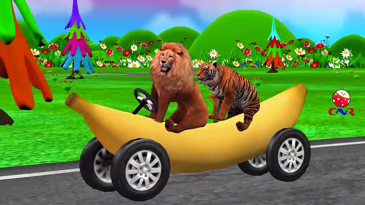 Little Baby Boy Dinosaur Gorilla And More Animals On Banana Train Singing Children Nursery Rhymes