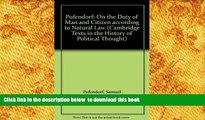 FREE [PDF]  Pufendorf: On the Duty of Man and Citizen according to Natural Law (Cambridge Texts in