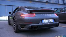 Porsche 991 Turbo S with Tubi Style Exhaust Launch Control Acceleration & Revs! 02
