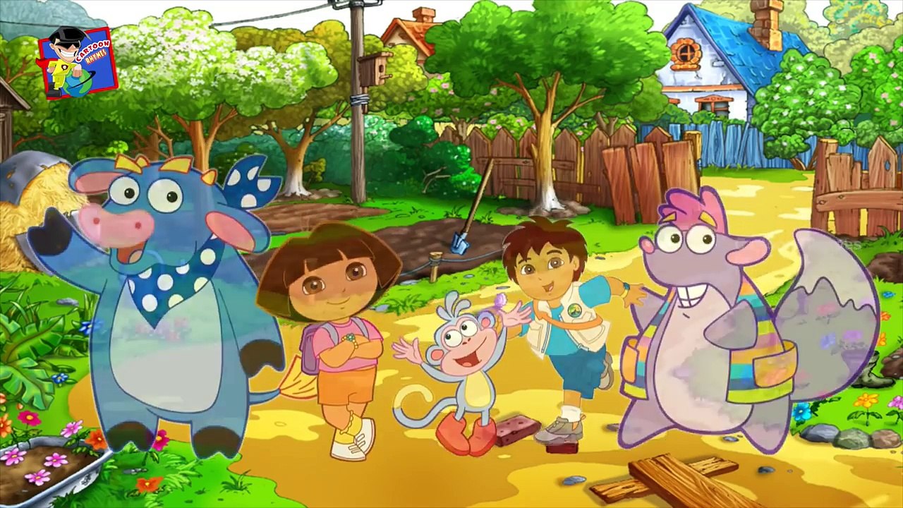 Cartoon Finger Family Rhymes | Dora The Explorer | Finger Family Rhymes| HD | Hercules Cartoon