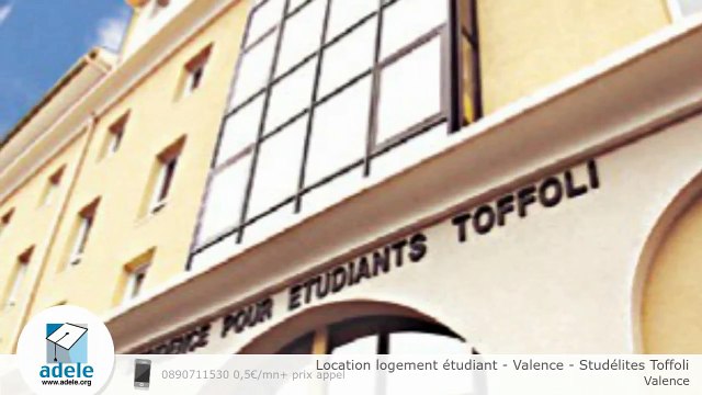 Location logement étudiant - Valence - Studélites Toffoli