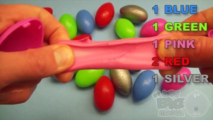 Learn Colours With Silly Putty Surprise Eggs! Fun Learning Contest!