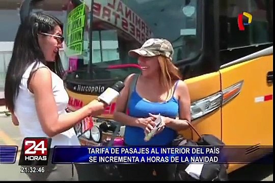 Precios de pasajes al interior del país se incrementó por fiestas navideñas