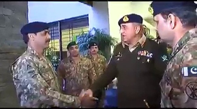 ‪ISPR Official - General Qamar Javed Bajwa, COAS visted