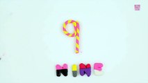 Learn Numbers with Play Doh Stop Motion for Kids _ Candy Sticks Number _ Learn to Count