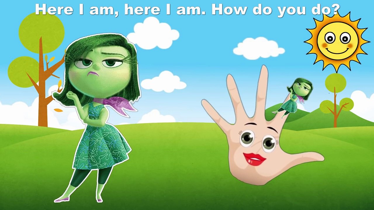 Inside Out Finger Family Nursery Rhymes by Kids Songs