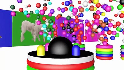 3D Aprender Los Colores Con Máquina de chicles Gumball Machine Dibujos Animados