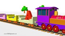 Hot Video-ABCD Alphabet Train song - 3D Animation Alphabet ABC Train Songs for children